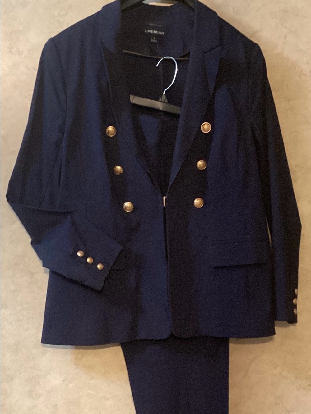Lane Bryant The Bryant Blazer Women's Blue Blazer Set Size 18